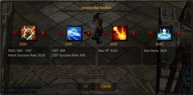Variable Stat Addition Window