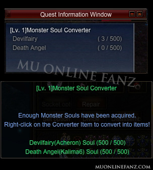 [Monster Soul Converter] UI