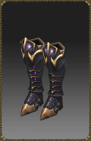 Forefather's Silver Heart Knight Boots