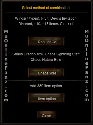 Chaos Goblin Machine UI