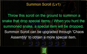 Summon Scroll (Lv1)