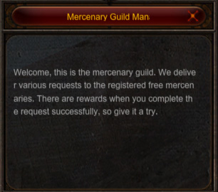 Mercenary Guild Manager Tercia